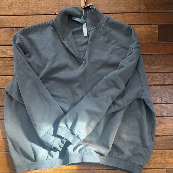 NWT SKIMS Boyfriend Fleece Oversized Sweat Set - Zircon - Size Small - Picture 11 of 11